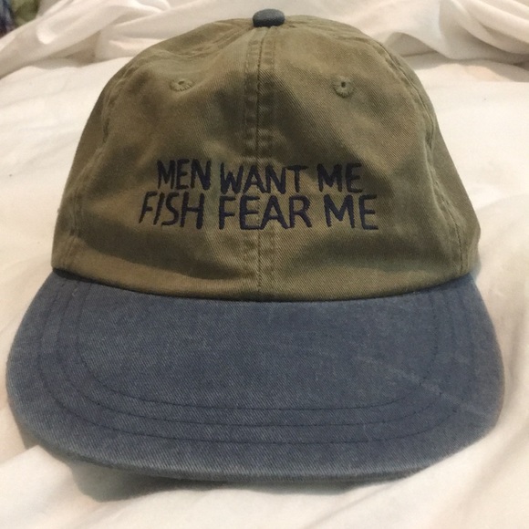 women want me fish fear me hat